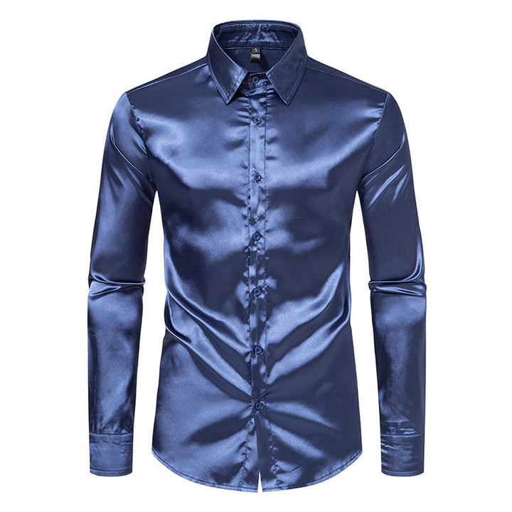Herren Seidenhemd Drune