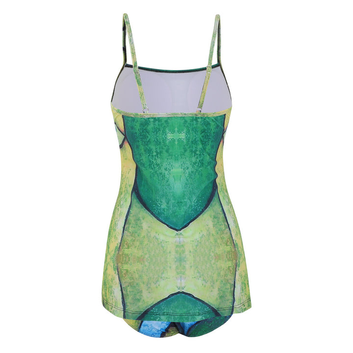 Damen Kunstvolles Strandoutfit Drune