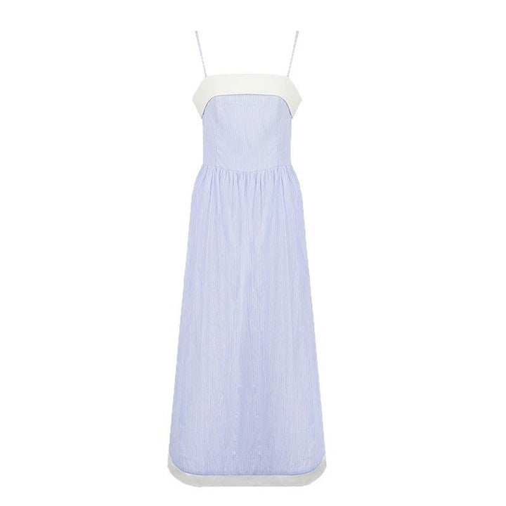 Damen Maxikleid mit feinen Streifen und elegantem Schnitt Drune
