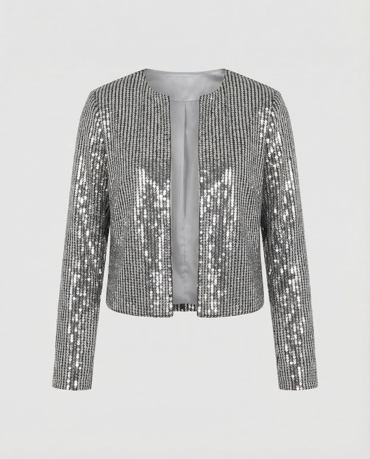 Damen Strickjacke mit Glitzereffekt – Drune