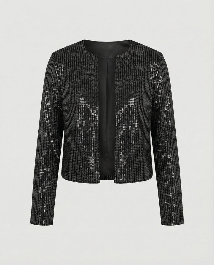 Damen Strickjacke mit Glitzereffekt – Drune