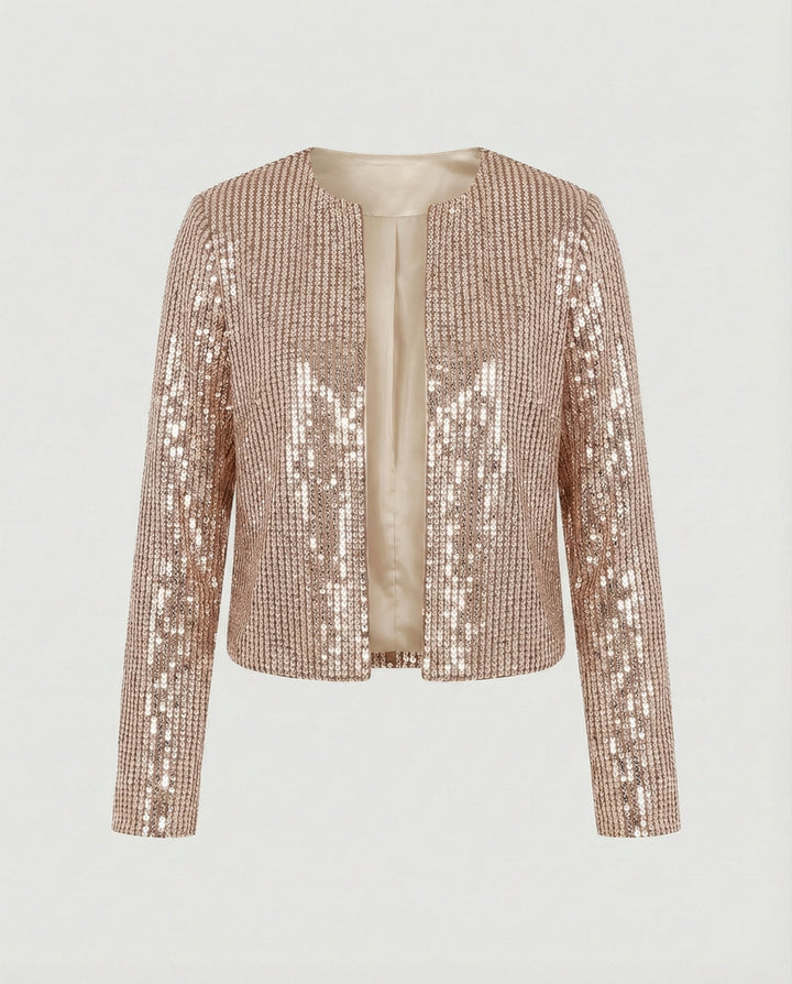 Damen Strickjacke mit Glitzereffekt – Drune