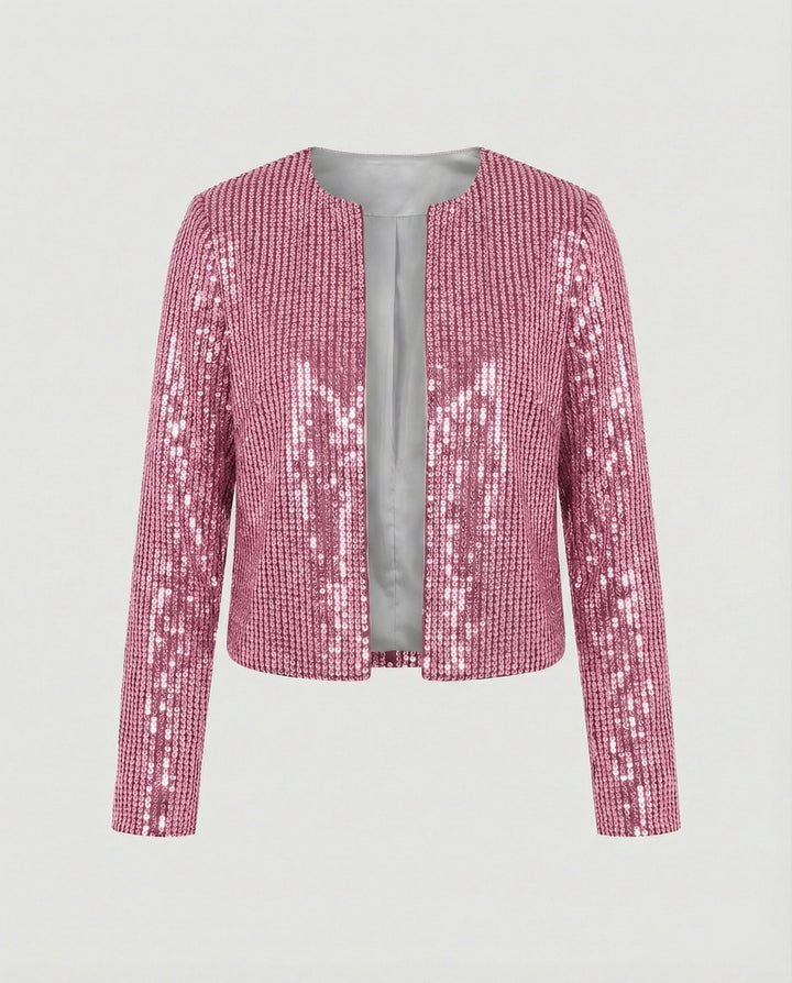 Damen Strickjacke mit Glitzereffekt – Drune