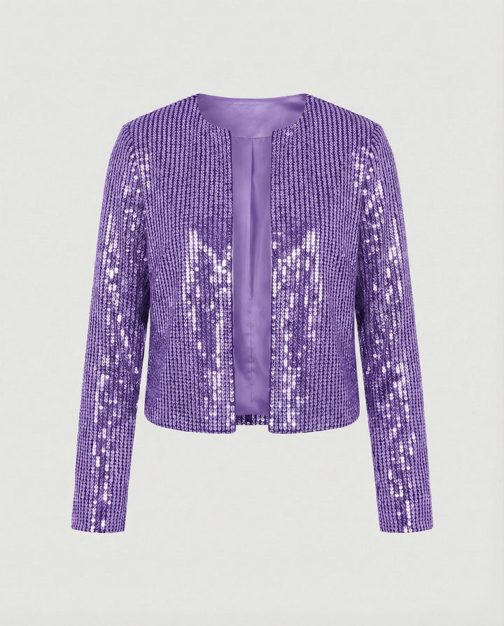 Damen Strickjacke mit Glitzereffekt – Drune