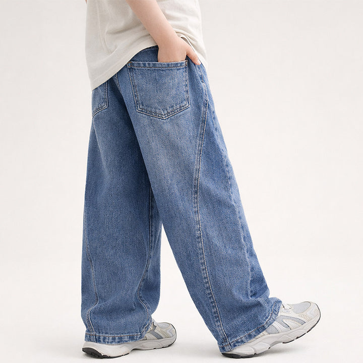 Unisex weite Jeans mit einzigartiger Nahtführung Drune