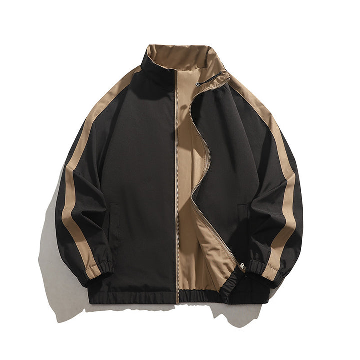 Herren Sportliche Übergangsjacke mit hohem Kragen Drune