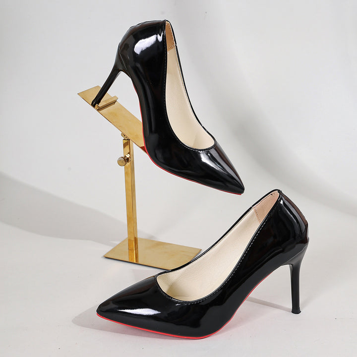 Damen Lackpumps mit spitzer Kappe und Stilettoabsatz Drune