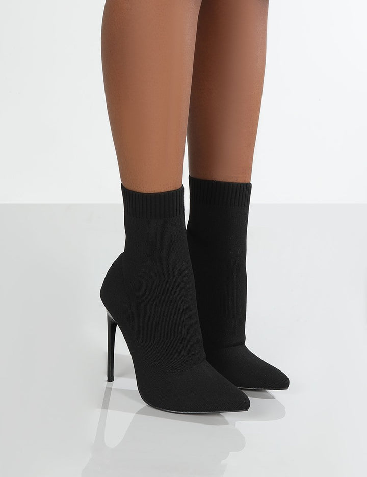 Damen High Heels mit enganliegendem Stricksohlen-Design Drune