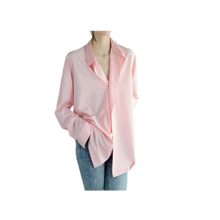 Damen Legere Oversized-Bluse mit modernem Schnitt Drune