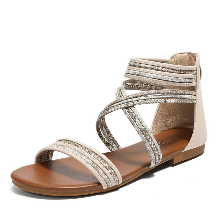Damen Elegante Sommer Sandalen Drune