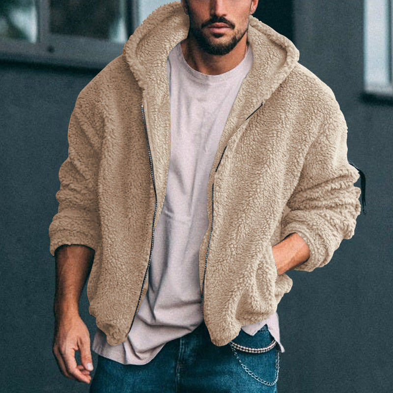 Herren kuschelige Fleecejacke mit hochwertiger Innenfütterung und praktischem Reißverschluss Drune