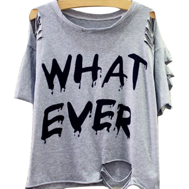 Damen Trendiges Oversized T-Shirt mit raffinierten Cut-Out-Ärmeln Drune