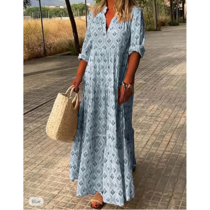 Damen Maxi-Kleid Drune