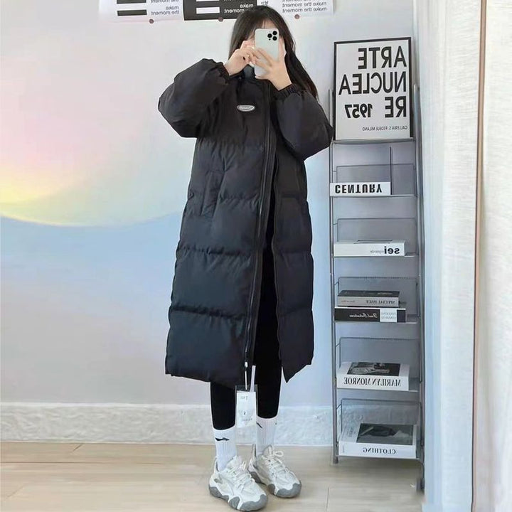 Damen Langer isolierter Pufferparka mit hohen Seitentaschen Drune