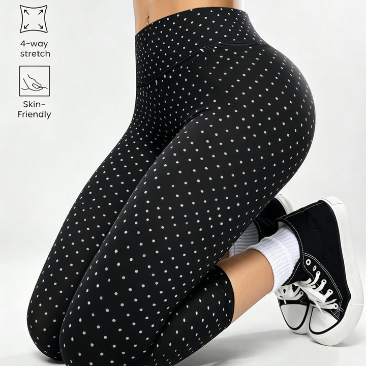 Damen Sportliche 3/4-Leggings mit Y-förmigen Nähten und Anti-Cellulite-Effekt Drune