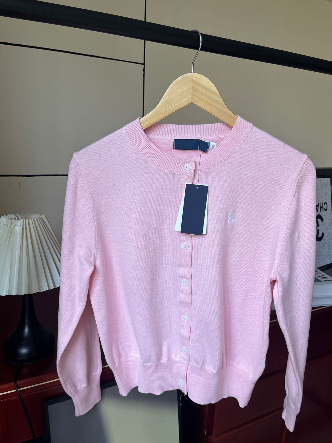 Damen Feinstrick-Jacke mit Knopfleiste Drune