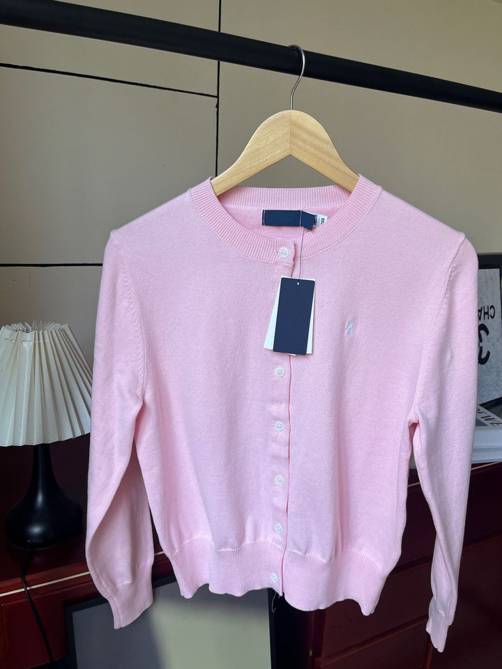 Damen Feinstrick-Jacke mit Knopfleiste Drune