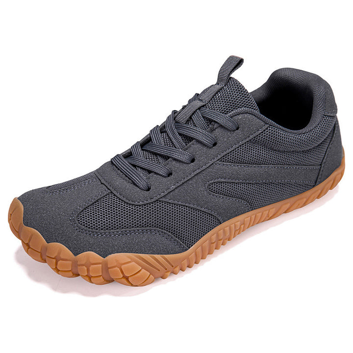 Unisex atmungsaktive Mesh-Sneaker mit Wildleder-Overlays, flexibler Profilsohle und ergonomischem Fußbett Drune