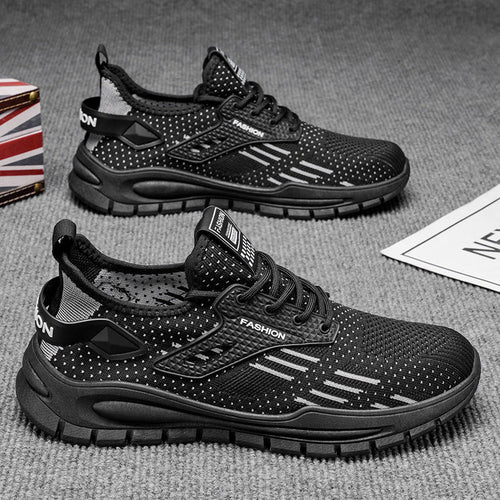 Damen Atmungsaktive Sport Sneakers mit flexiblem Sohlenprofil und rutschfester Laufsohle Drune