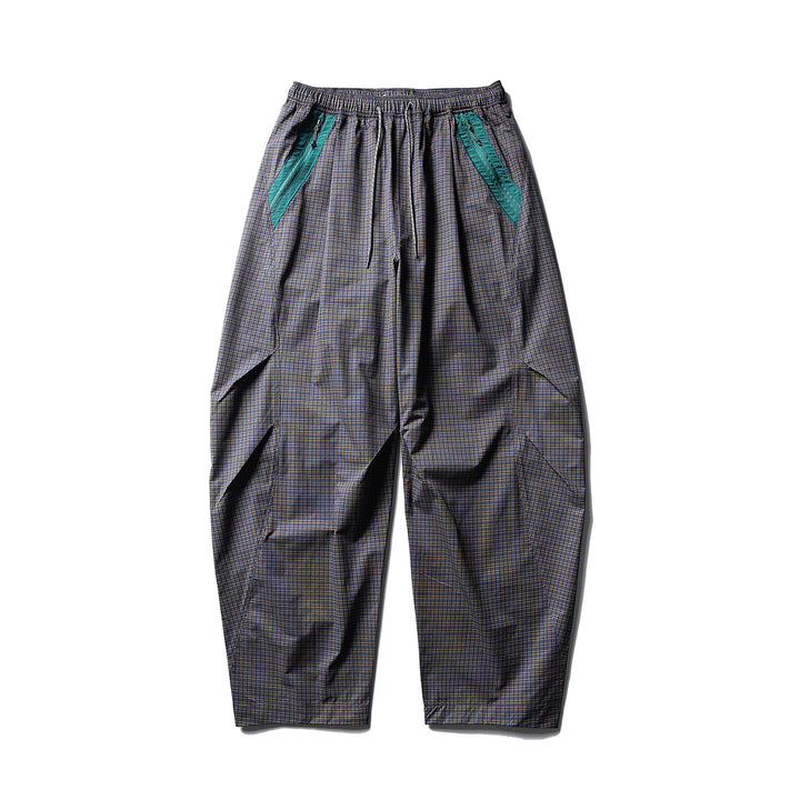 Herren Weite Ripstop-Freizeit-Hose mit elastischem Bund, Reißverschlusstaschen und Knie-Paneelen Drune
