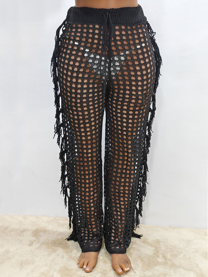 Damen luftige Häkelstrandhose Drune