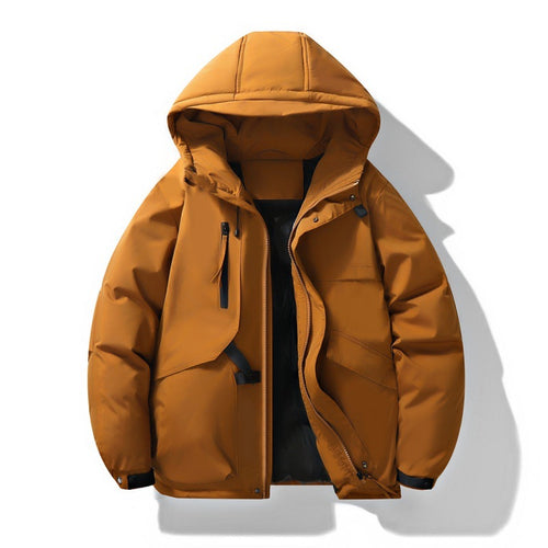 Herren Isolierte Parka-Jacke mit Kapuze Drune