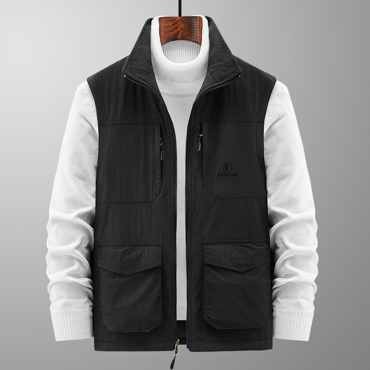 Herren Robuste Funktionsweste mit vielen Taschen Drune