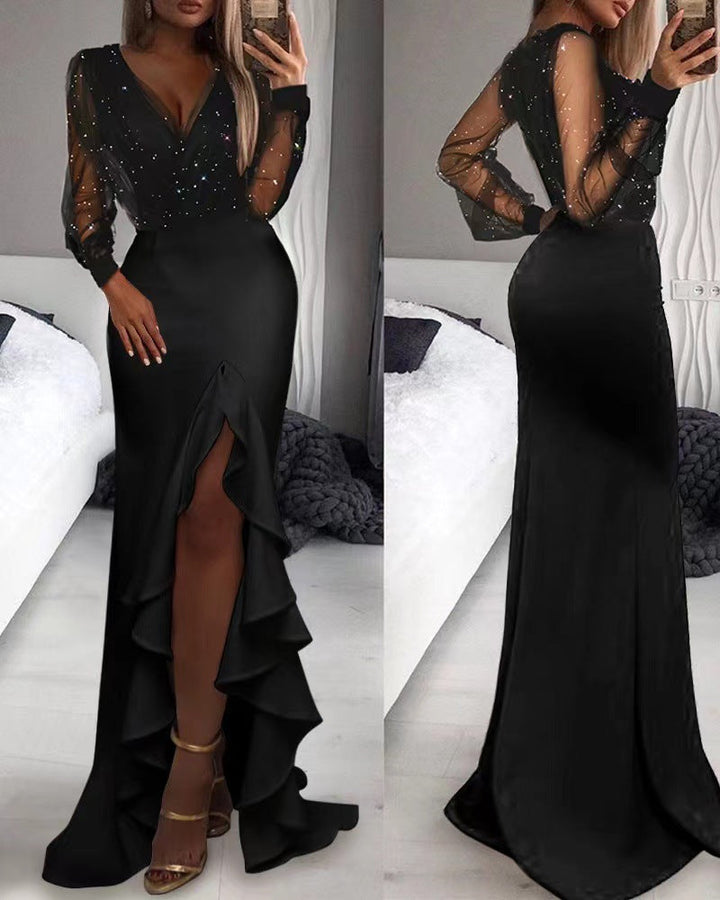 Drune | Elegantes Pendler-Langrockkleid