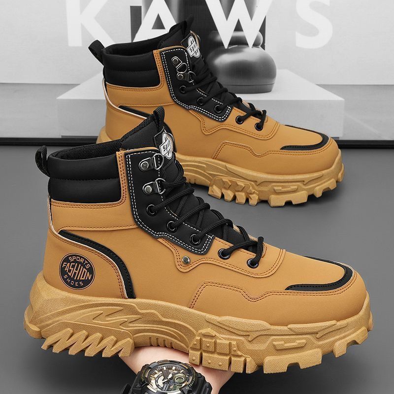 Damen Sportliche High-Top Stiefel mit rutschfester Sohle und strapazierfähigem Obermaterial Drune