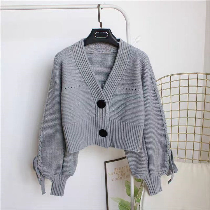 Damen gemütliche Strickjacke Drune