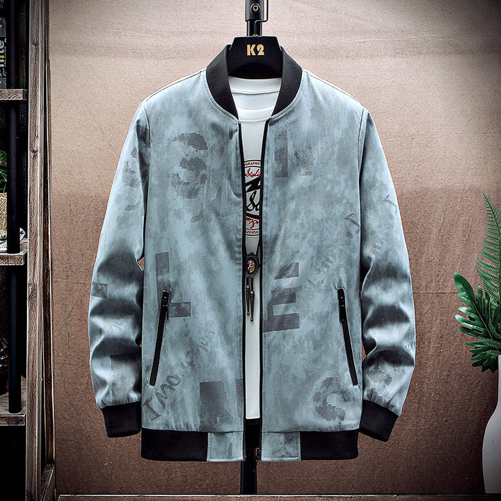 Herren Stylische Bomberjacke mit exklusiven Details Drune