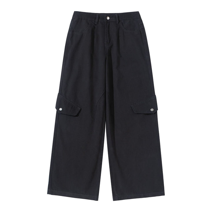 Damen Cargo‑Culotte mit hoher Taille, weitem Bein und Klappentaschen Drune