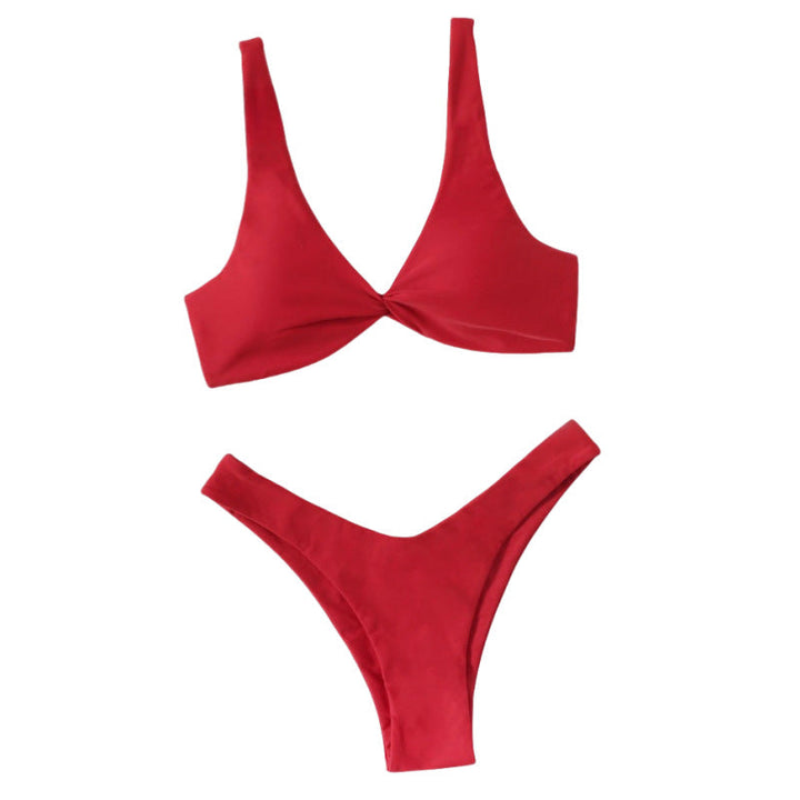 Damen Bikini-Set mit stilvoller Knotendetails Drune