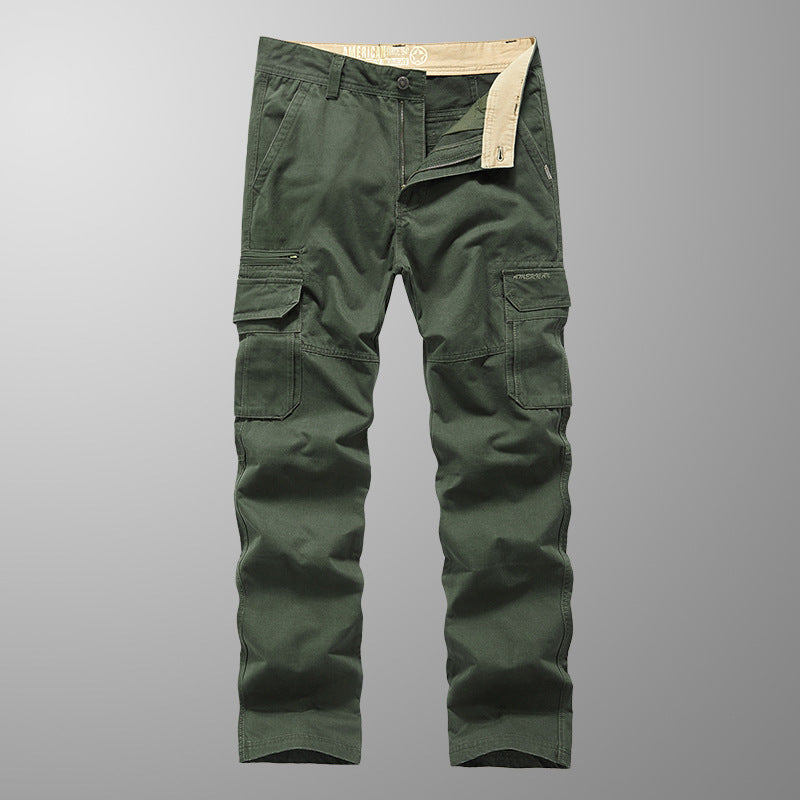Herren Robust geschnittene Cargohose mit verstärkten Knien und Mehrfach-Taschen Drune