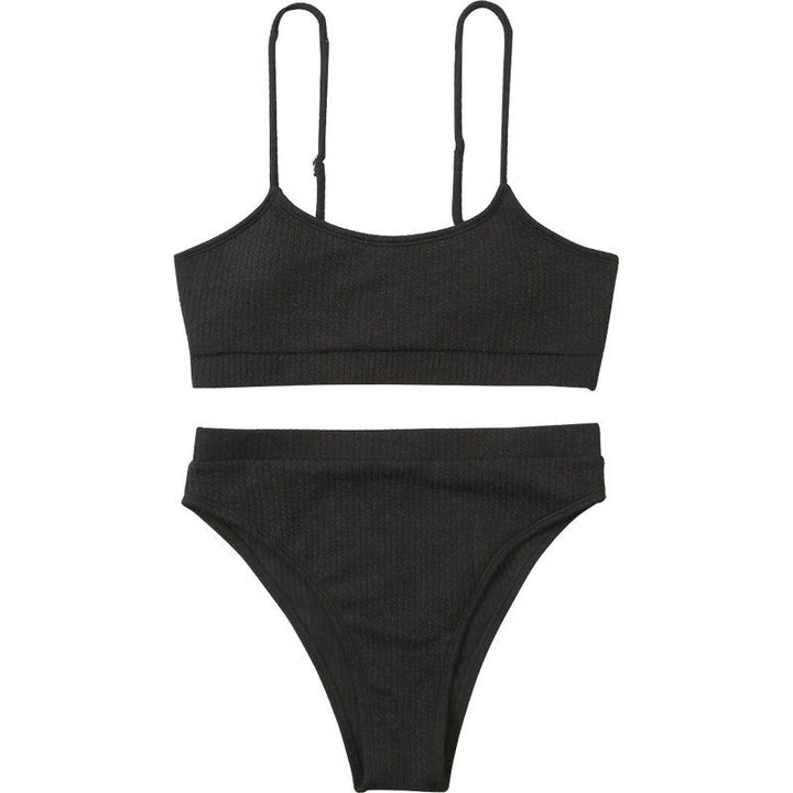 Damen Triangel-Bikini mit strukturierter Textur Drune