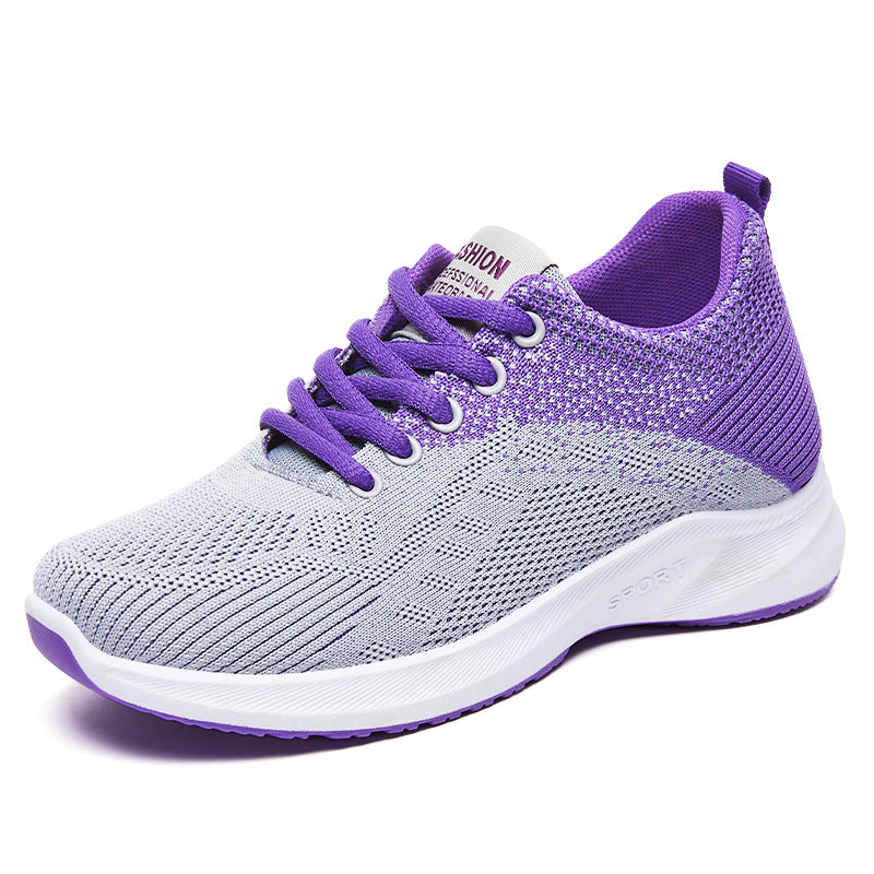 Damen Atmungsaktive Sport-Einlegesohlen Sneakers mit flexiblem Obermaterial Drune