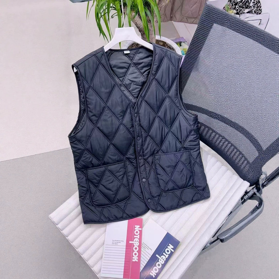 Damen Elegant gesteppte Weste Drune