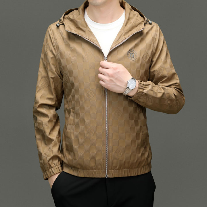 Herren leichte Windjacke mit innovativen Details und praktischem Kapuzendesign Drune