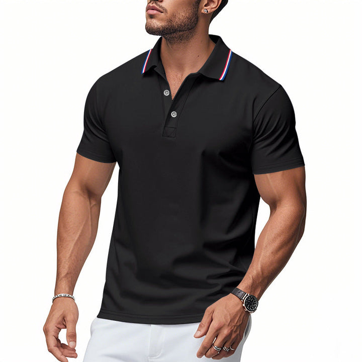 Herren Poloshirt mit modernem Kragen und feuchtigkeitsregulierender Technologie Drune
