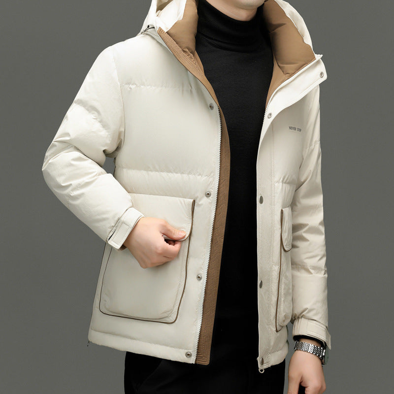 Herren isolierte Funktionsjacke mit hohem Kragen und praktischen Taschen Drune