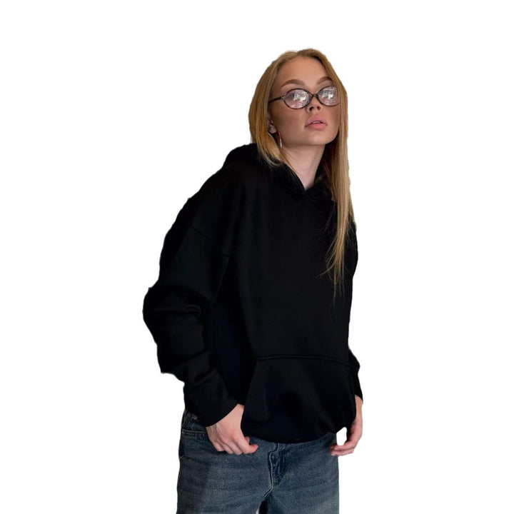 Damen Urbaner Hoodie mit auffälligem Schriftzug Drune