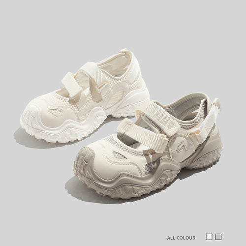 Damen Sportliche Sandalen mit praktischem Klettverschluss und ergonomischer Sohle Drune