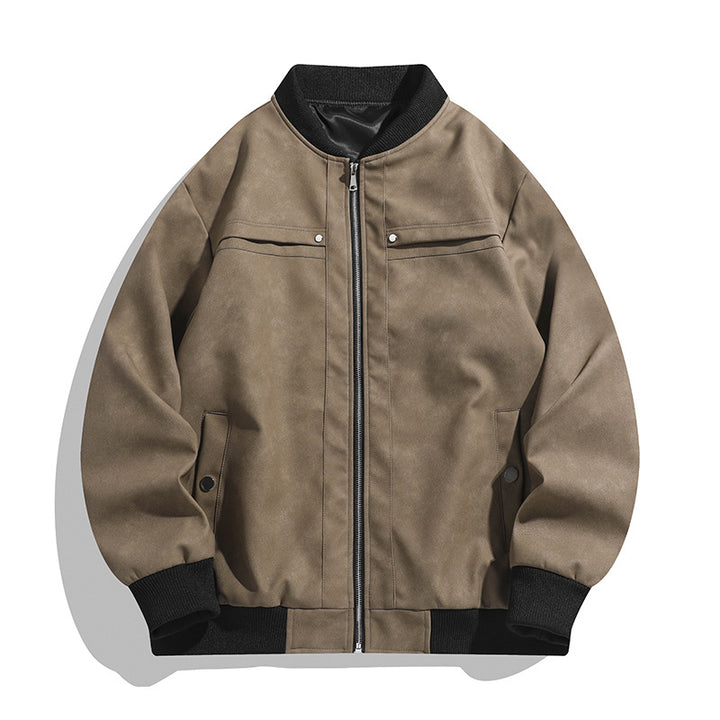 Herren Modische Bomberjacke im Vintage-Look Drune