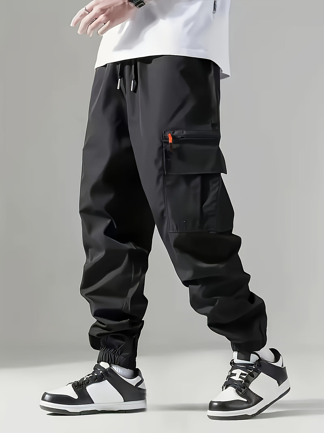Herren Cargo-Hose mit elastischem Bund Drune