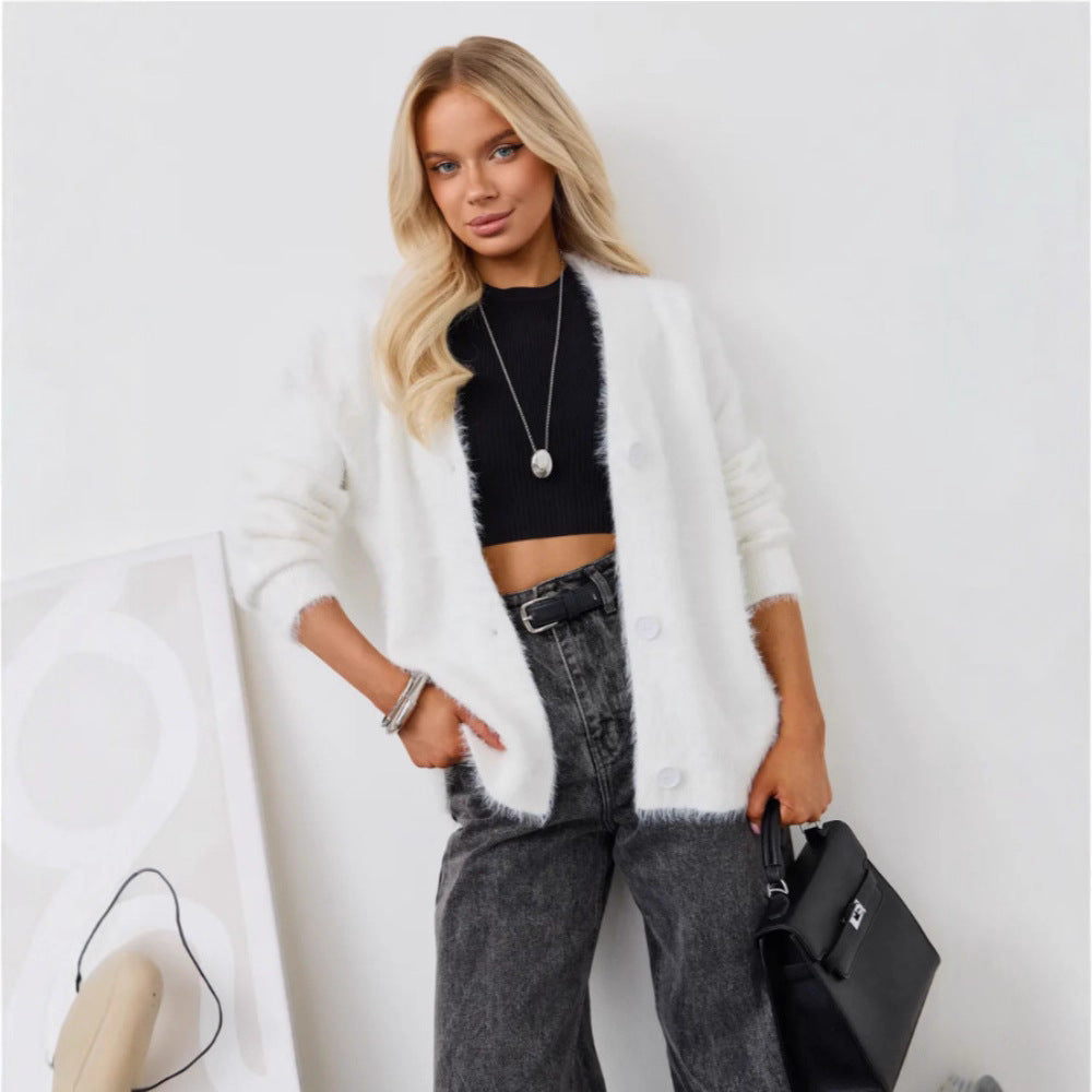 Damen Kuschelige Cardigan Drune