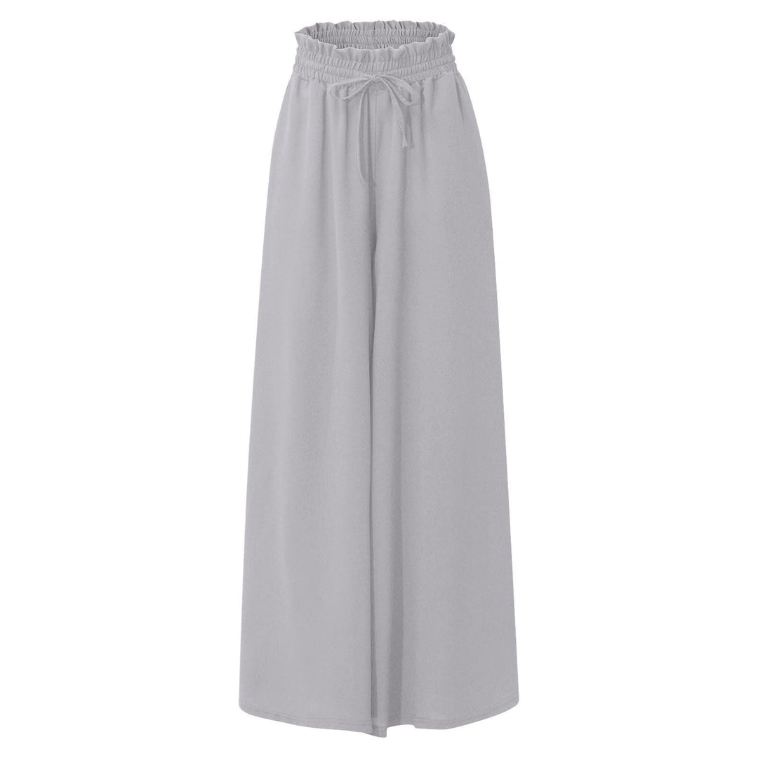 Damen Palazzo-Hose mit elastischem Bund und Taschen Drune