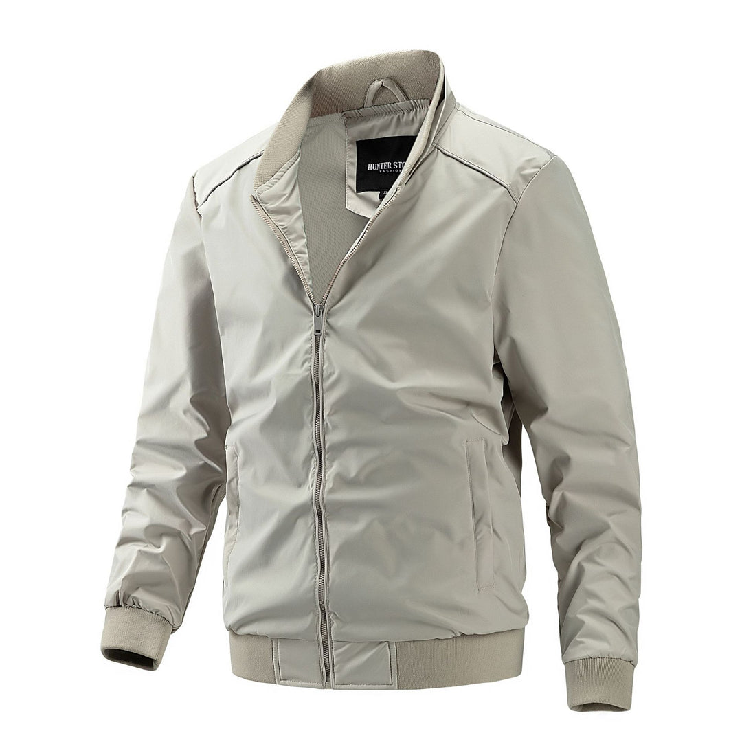 Herren Freizeit-Bomberjacke mit hohem Kragen Drune