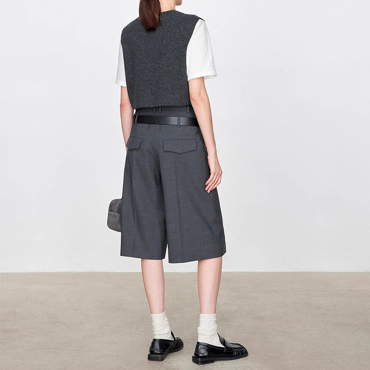 Damen Modische und lässige Kurzjacke mit weitem Schnitt Drune