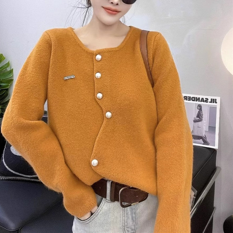 Damen elegante und bequeme Strickjacke Drune