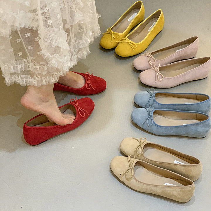 Damen Ballerina-Schuhe mit raffiniertem Schleifenakzent Drune